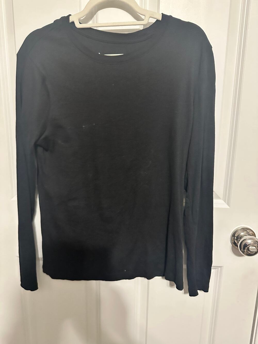 A New Day Women's Long-Sleeved Slim Fit Ribbed T-Shirt XL
